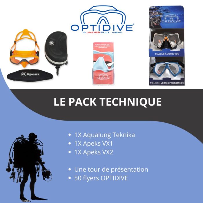 Optidive - pack technique